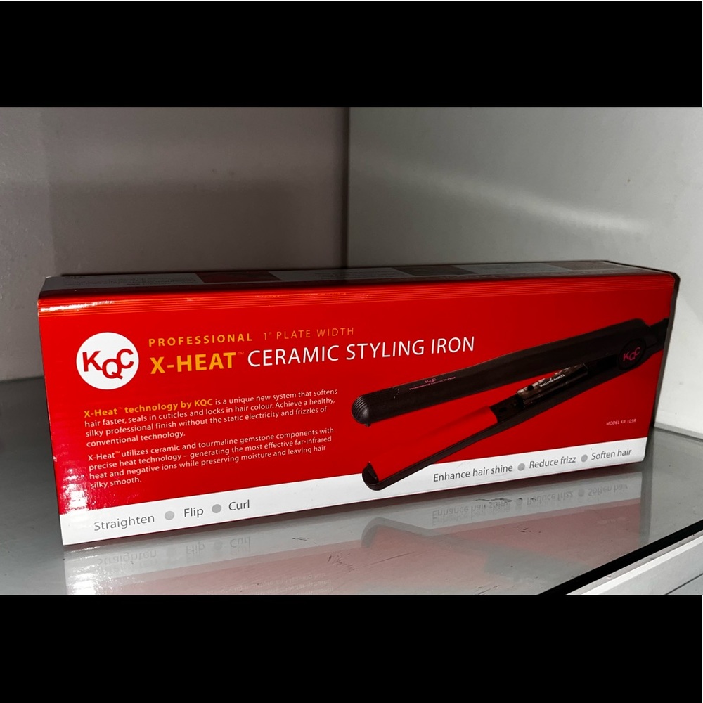 KQC X-heat Ceramic styling iron model KR-105R